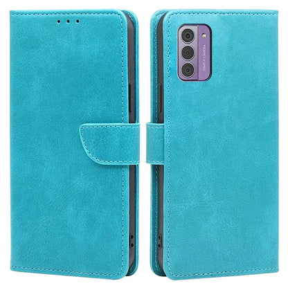 For Nokia G42 Case Calf Texture Scratch Resistant PU Leather Stand Wallet Phone Shell