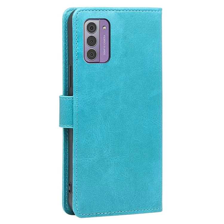 For Nokia G42 Case Calf Texture Scratch Resistant PU Leather Stand Wallet Phone Shell