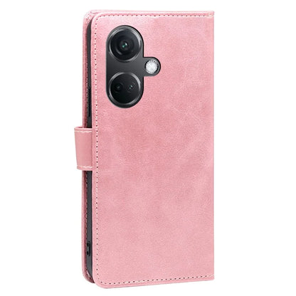 For OnePlus Nord CE3 5G Case Magnetic Clasp Calf Texture PU Leather Phone Shell