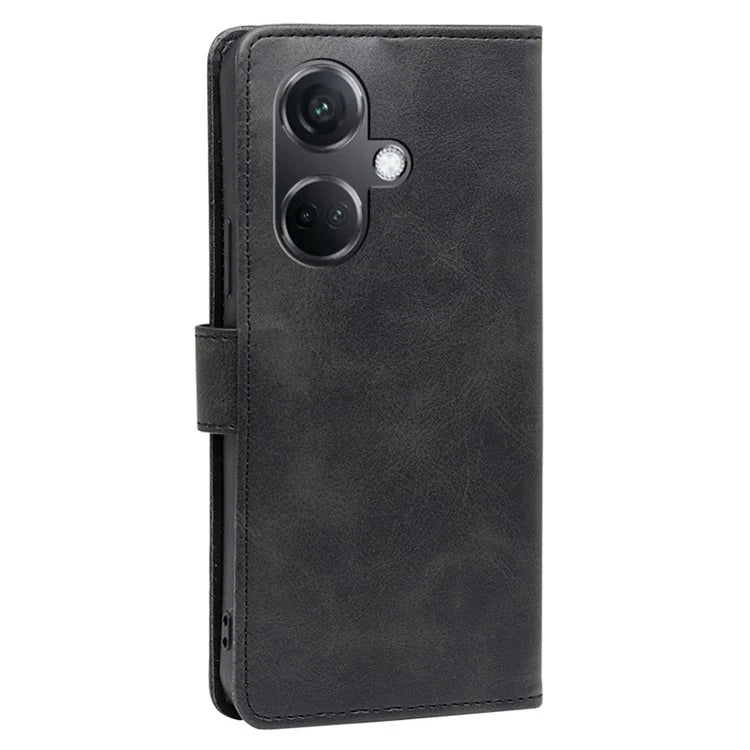 For OnePlus Nord CE3 5G Case Magnetic Clasp Calf Texture PU Leather Phone Shell