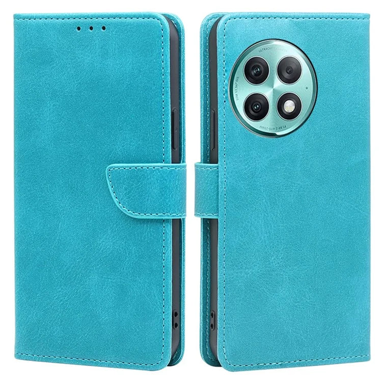 For OnePlus Ace 2 Pro 5G Case Calf Texture Full Protection PU Leather Phone Shell