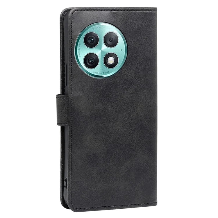 For OnePlus Ace 2 Pro 5G Case Calf Texture Full Protection PU Leather Phone Shell