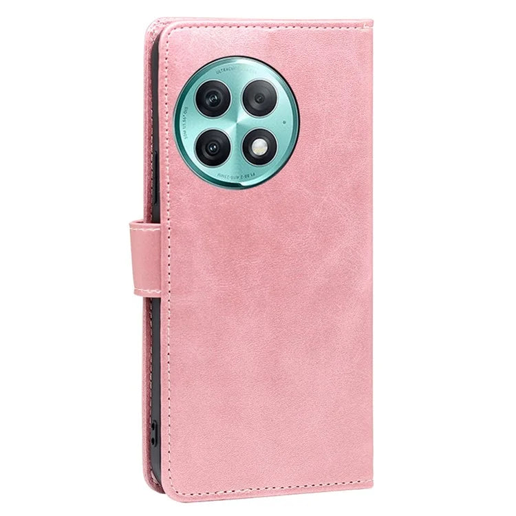 For OnePlus Ace 2 Pro 5G Case Calf Texture Full Protection PU Leather Phone Shell
