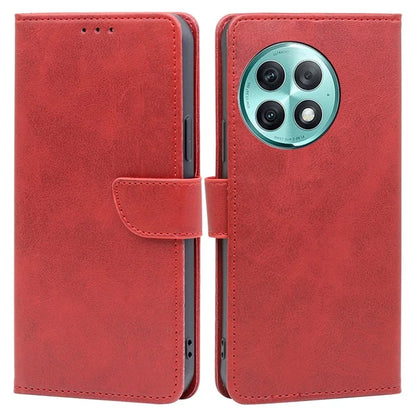 For OnePlus Ace 2 Pro 5G Case Calf Texture Full Protection PU Leather Phone Shell