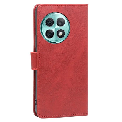 For OnePlus Ace 2 Pro 5G Case Calf Texture Full Protection PU Leather Phone Shell