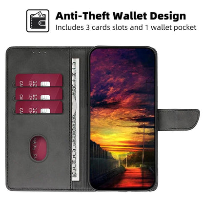 For Nothing Phone (2) Case Scratch Resistant Calf Texture PU Leather Phone Shell