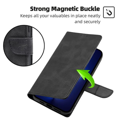 For Nothing Phone (2) Case Scratch Resistant Calf Texture PU Leather Phone Shell
