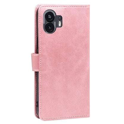 For Nothing Phone (2) Case Scratch Resistant Calf Texture PU Leather Phone Shell