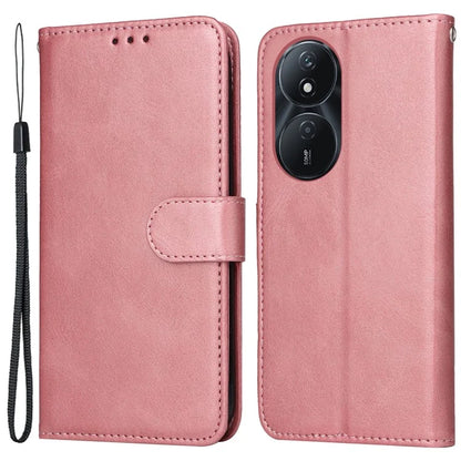 For Honor Play 50 Plus 5G Case Calf Texture PU Leather Stand Phone Cover