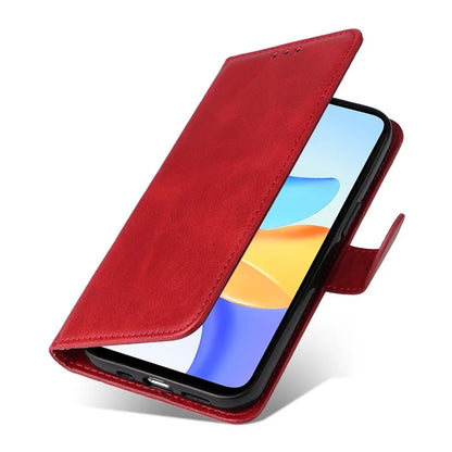 For Honor Play 50 Plus 5G Case Calf Texture PU Leather Stand Phone Cover