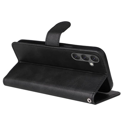 For Samsung Galaxy A25 5G (Global) (161.0 x 76.5 x 8.3mm) Case PU Leather Magnetic Closure Phone Cover