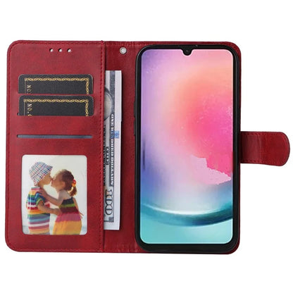 For Samsung Galaxy A25 5G (Global) (161.0 x 76.5 x 8.3mm) Case PU Leather Magnetic Closure Phone Cover
