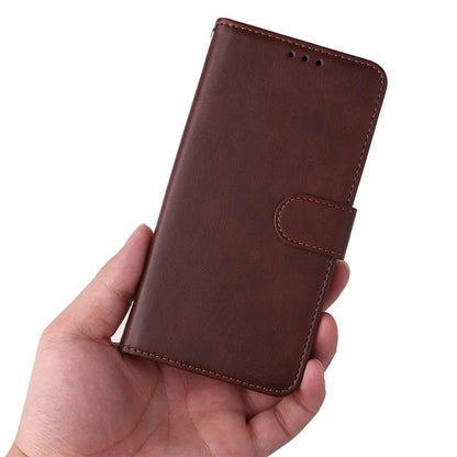 For Xiaomi 14 Case PU Leather Calf Texture Full Protection Phone Protector