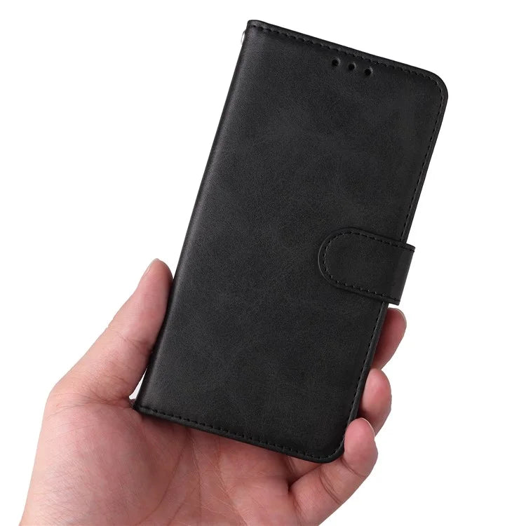 For Xiaomi 14 Pro Case Shockproof PU Leather Phone Cover with Calf Texture