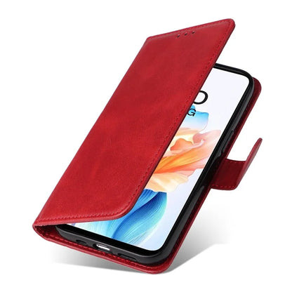 For Oppo A79 5G / A2 5G Case PU Leather Anti-drop Calf Texture Protective Cover