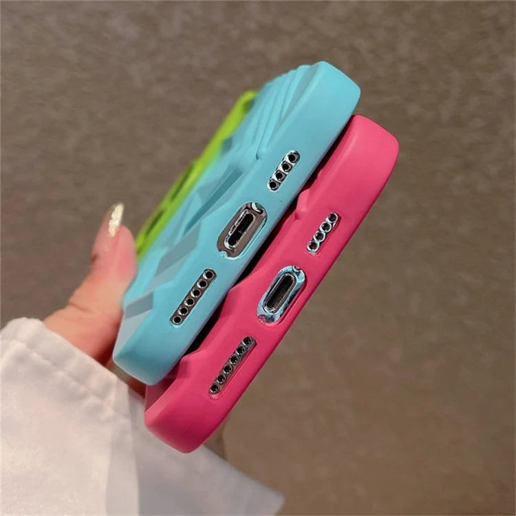 For iPhone 15 Pro Max TPU Phone Case Shockproof Gradient Star Pattern Cover