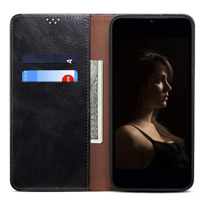 For Xiaomi Redmi Note 13 Pro 5G / Poco X6 5G Case PU Leather Anti-drop Stand Phone Protector