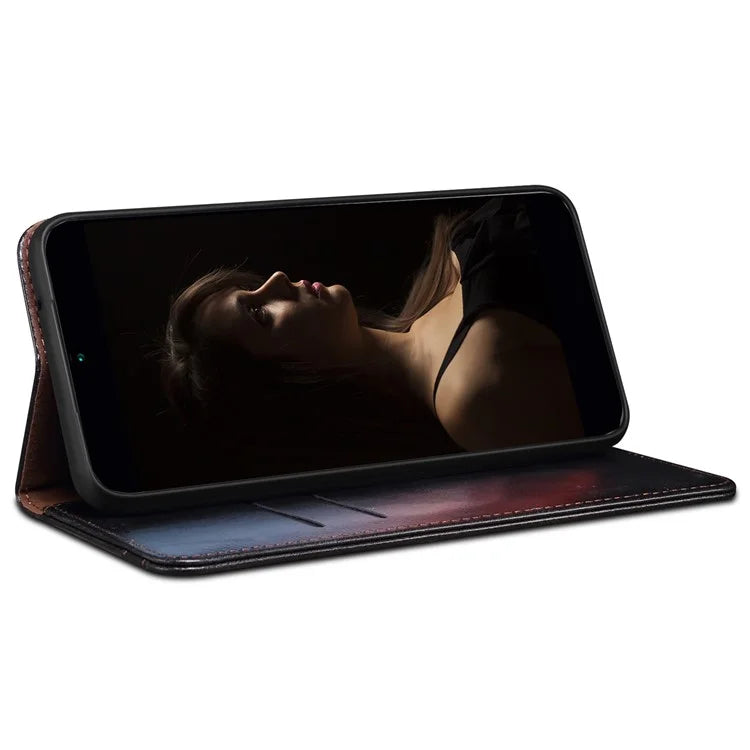 For Xiaomi Redmi Note 13 Pro 5G / Poco X6 5G Case PU Leather Anti-drop Stand Phone Protector