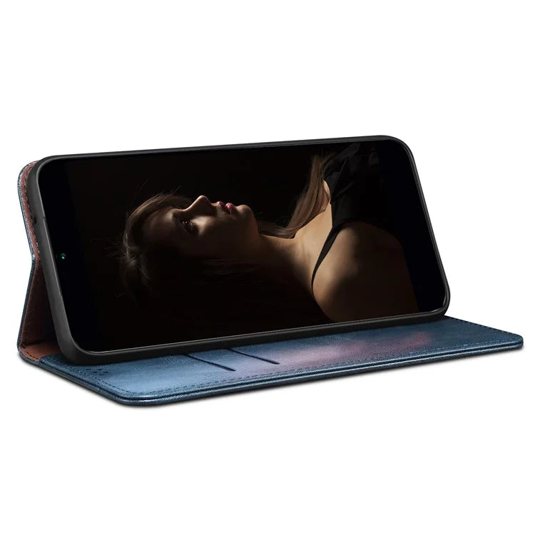 For Xiaomi Redmi Note 13 Pro 5G / Poco X6 5G Case PU Leather Anti-drop Stand Phone Protector