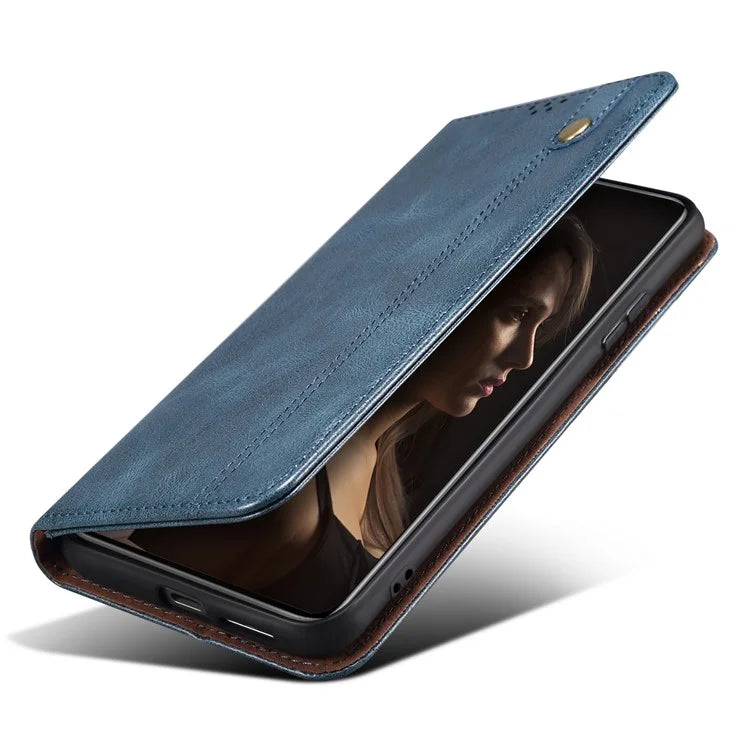 For Xiaomi Redmi Note 13 Pro 5G / Poco X6 5G Case PU Leather Anti-drop Stand Phone Protector