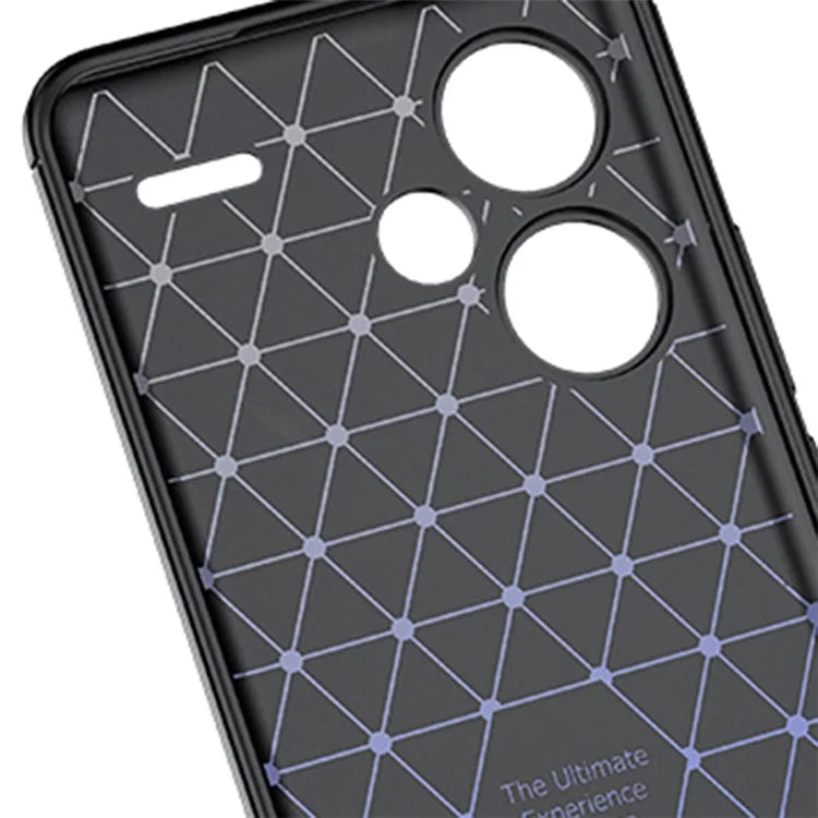 For Xiaomi Redmi Note 13 Pro+ Case Litchi Texture TPU Shockproof Shell Phone Cover