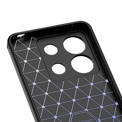 Litchi Texture Phone Cover For Xiaomi Redmi Note 13 5G Case TPU Shockproof Shell
