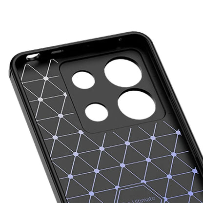 For Xiaomi Redmi Note 13 Pro 5G / Poco X6 5G Case Shockproof Shell Litchi Texture TPU Phone Cover
