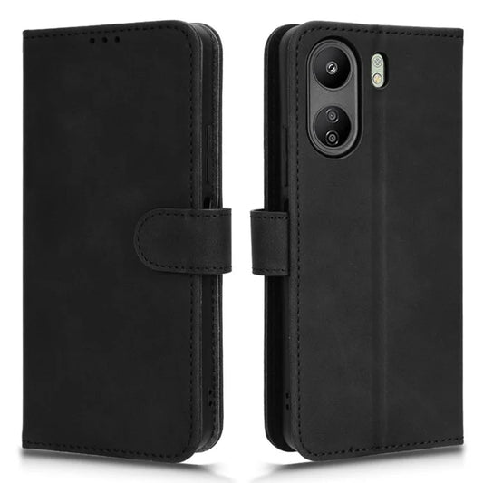 For Xiaomi Redmi 13C 4G / Poco C65 4G Case Skin-touch Wallet Leather Cover