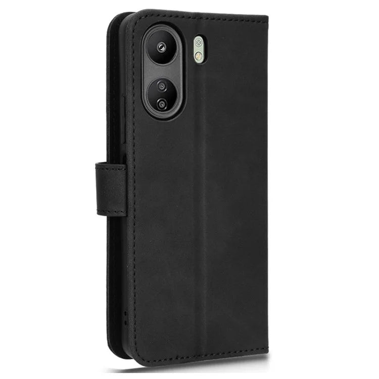 For Xiaomi Redmi 13C 4G / Poco C65 4G Case Skin-touch Wallet Leather Cover