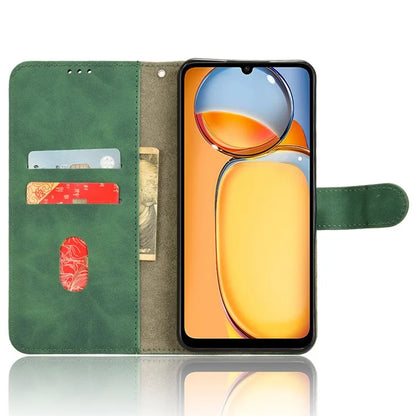 For Xiaomi Redmi 13C 4G / Poco C65 4G Case Skin-touch Wallet Leather Cover