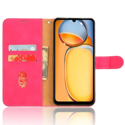 For Xiaomi Redmi 13C 4G / Poco C65 4G Case Skin-touch Wallet Leather Cover