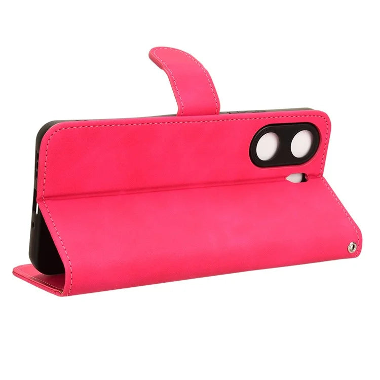 For Xiaomi Redmi 13C 4G / Poco C65 4G Case Skin-touch Wallet Leather Cover