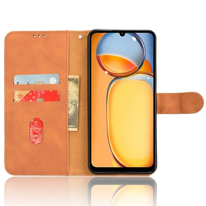 For Xiaomi Redmi 13C 4G / Poco C65 4G Case Skin-touch Wallet Leather Cover