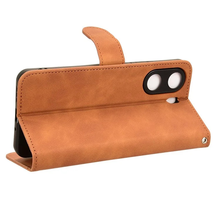 For Xiaomi Redmi 13C 4G / Poco C65 4G Case Skin-touch Wallet Leather Cover