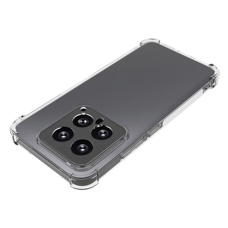 For Xiaomi 14 Mobile Phone Case Flexible TPU Anti-scratch HD Transparent Phone Cover