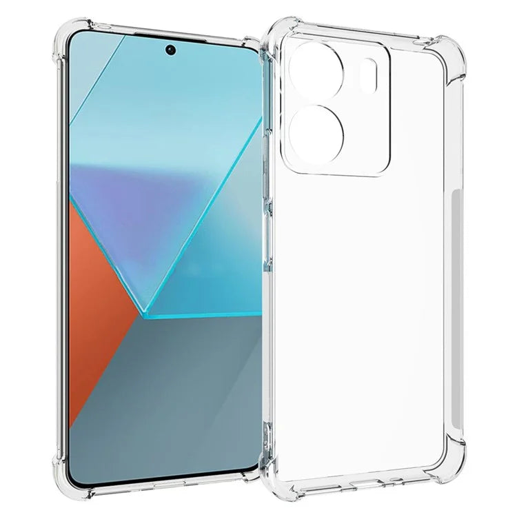 TPU Phone Shell For Xiaomi Redmi 13C 4G / Poco C65 4G Case Flexible Shockproof Cell Phone Cover