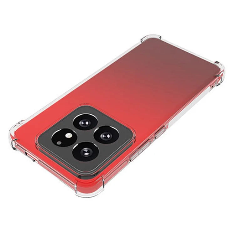 For Xiaomi 14 Pro Case Anti-slip Transparent Mobile Phone Shell TPU Phone Cover