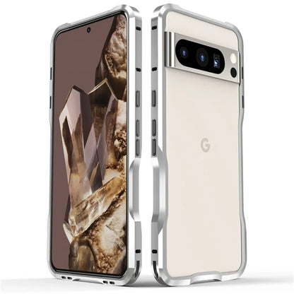 LUPHIE For Google Pixel 8 Pro Case Metal Bumper Protective Phone Frame Cover