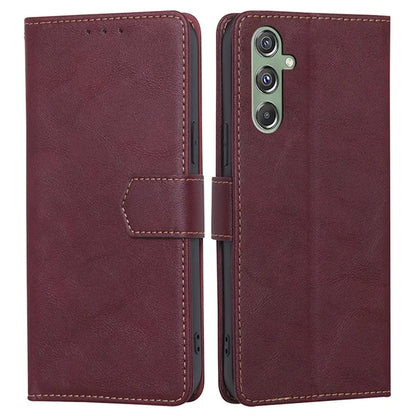 For Samsung Galaxy M34 5G / F34 5G Case RFID Blocking Leather Cover with Wallet Stand