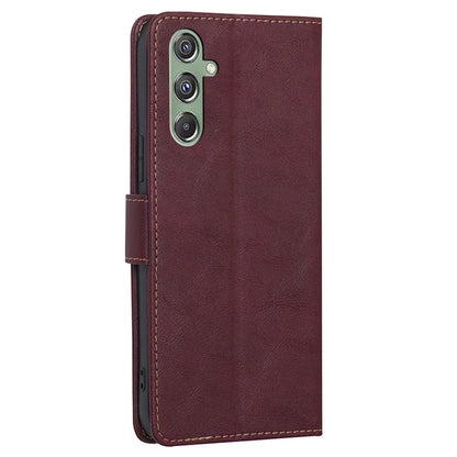 For Samsung Galaxy M34 5G / F34 5G Case RFID Blocking Leather Cover with Wallet Stand