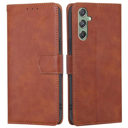 For Samsung Galaxy M34 5G / F34 5G Case RFID Blocking Leather Cover with Wallet Stand