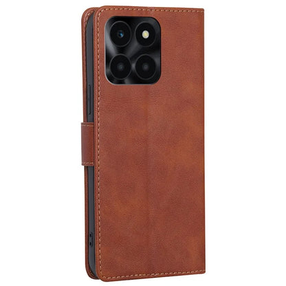 For Honor X6a 4G Case RFID Blocking PU Leather Stand Wallet Cover