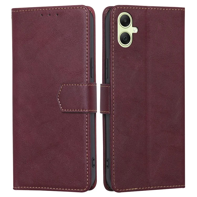 For Samsung Galaxy A05 4G Case RFID Blocking Mobile Phone Stand Wallet Cover