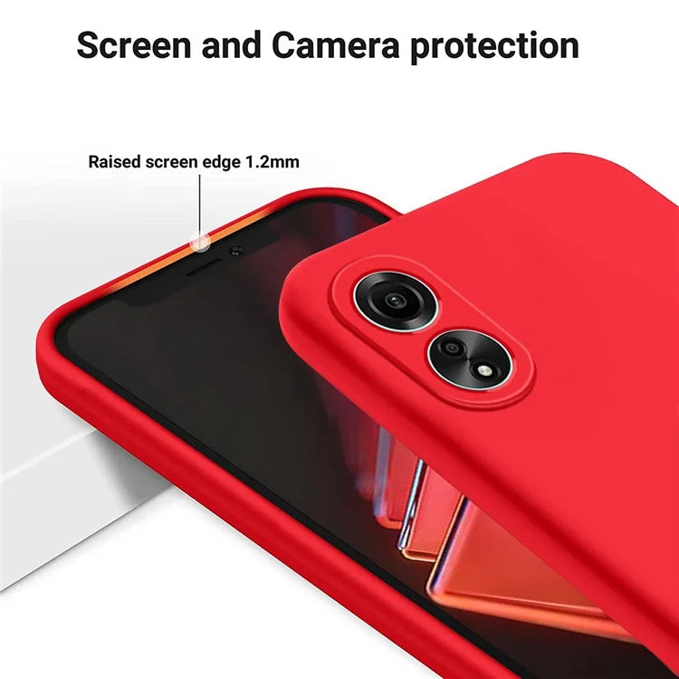 For Honor X5 Plus Case Liquid Silicone Soft Liner Protective Phone Cover with Strap