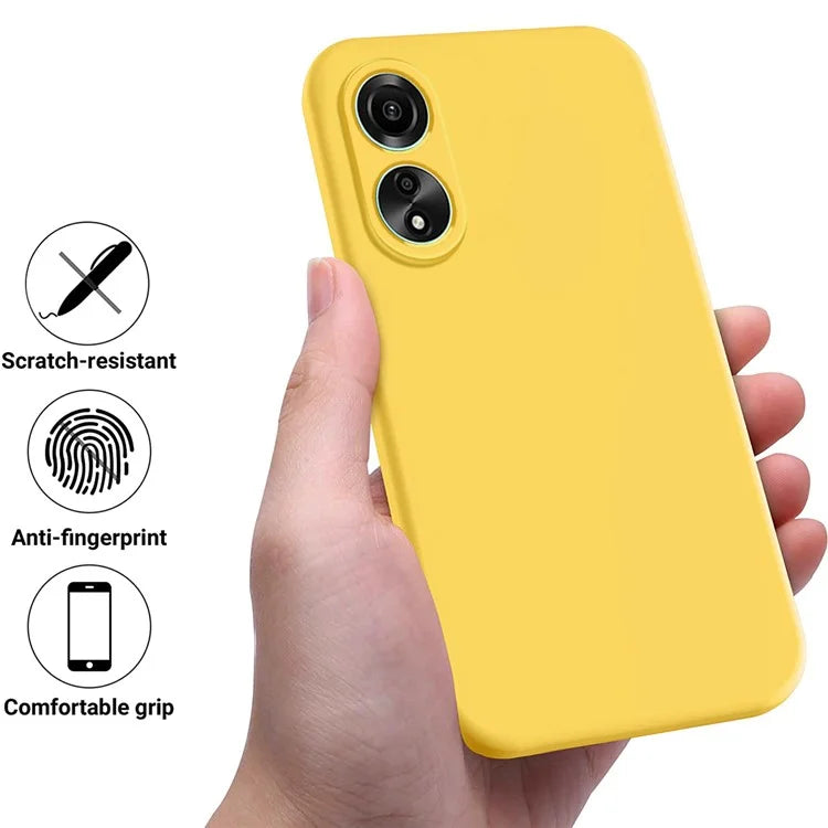 For Honor X5 Plus Case Liquid Silicone Soft Liner Protective Phone Cover with Strap