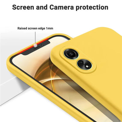 For Honor X5 Plus Case Liquid Silicone Soft Liner Protective Phone Cover with Strap