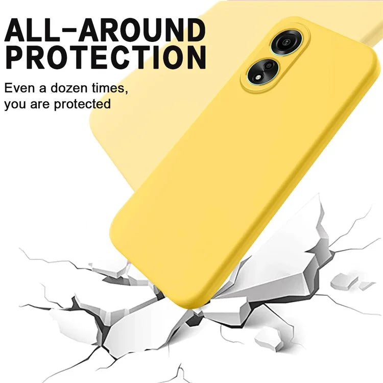 For Honor X5 Plus Case Liquid Silicone Soft Liner Protective Phone Cover with Strap