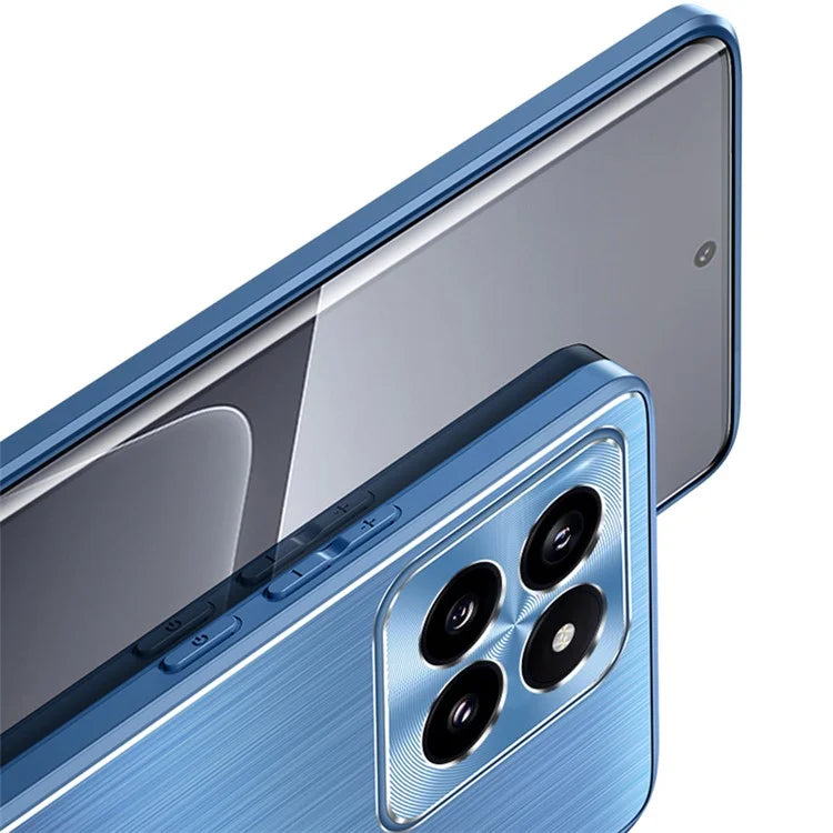 For Xiaomi 14 Case CD Veins Lens Protection Brushed Phone Cover