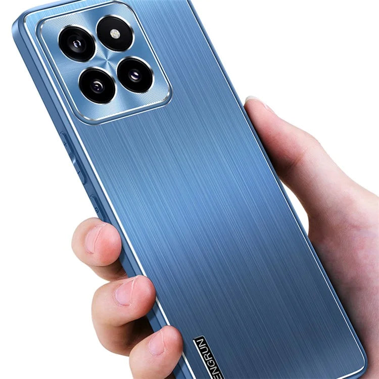 For Xiaomi 14 Case CD Veins Lens Protection Brushed Phone Cover