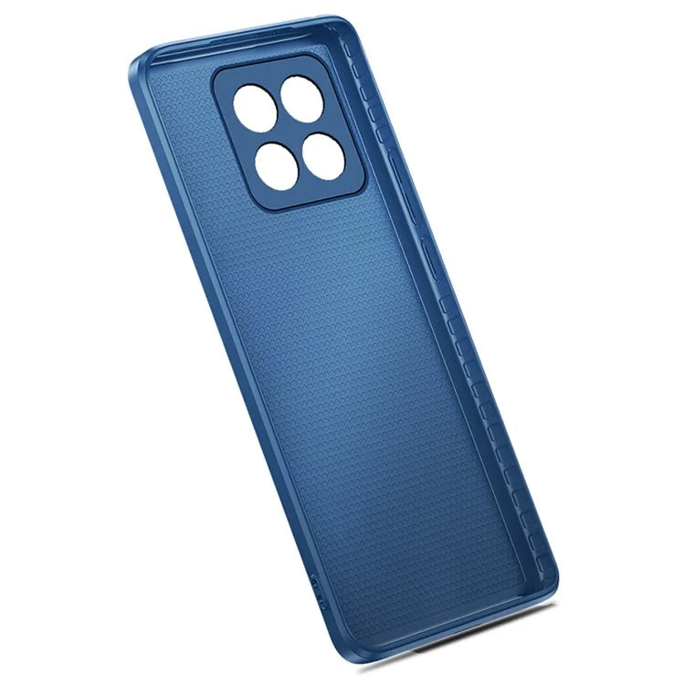 For Xiaomi 14 Pro Case TPU+Metal Brushed Phone Cover with CD Veins Lens Guard